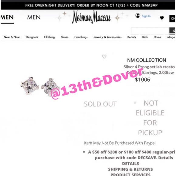 3ctCushion Cut Earrings - Picture 14 of 16